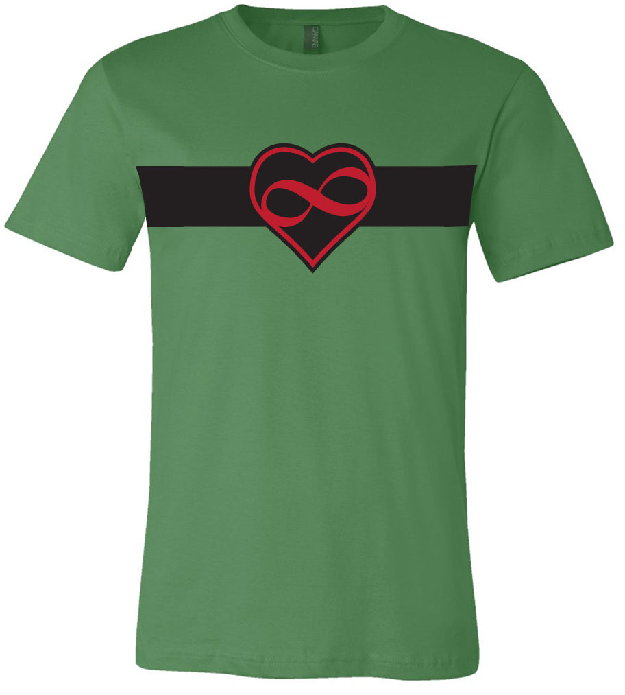 Black and Poly Flag Tee