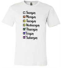 Load image into Gallery viewer, White Gay All Day Tee

