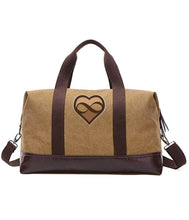 Load image into Gallery viewer, Infinity Heart &quot;WEEKENDER&quot; Travel Tote
