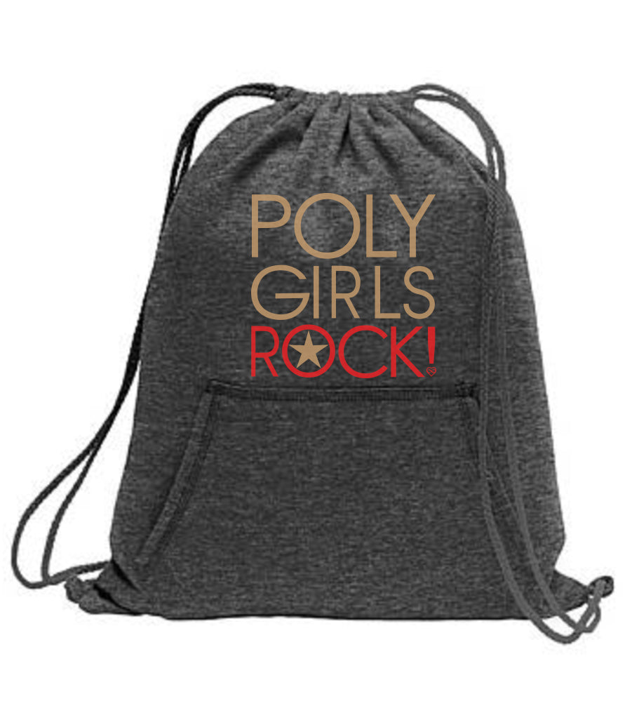 Poly Girls Rock Fleece Cinch Pack