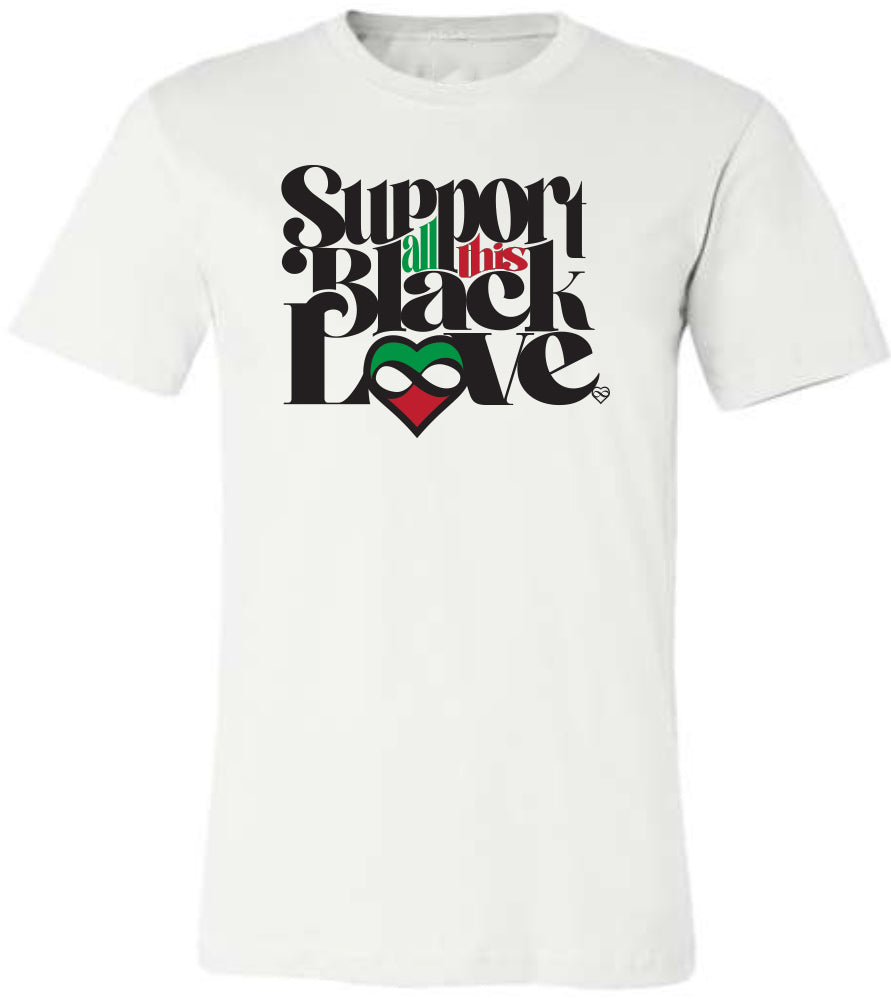 Support Black Love - White